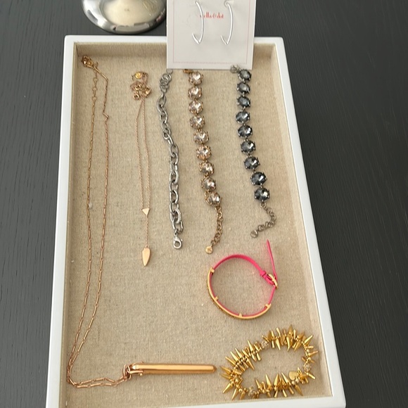Stella and Dot Earrings, 6 Bracelets and two necklaces. - Picture 1 of 5